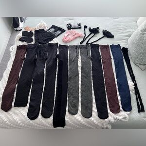 Assorted Leggings / Tights / Thigh High Socks Lot